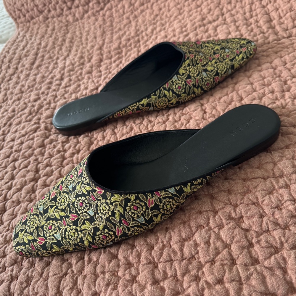 Don Wren Embroidered Women's Mules
